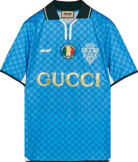 gucci palace football shirt|palace x Gucci goat.